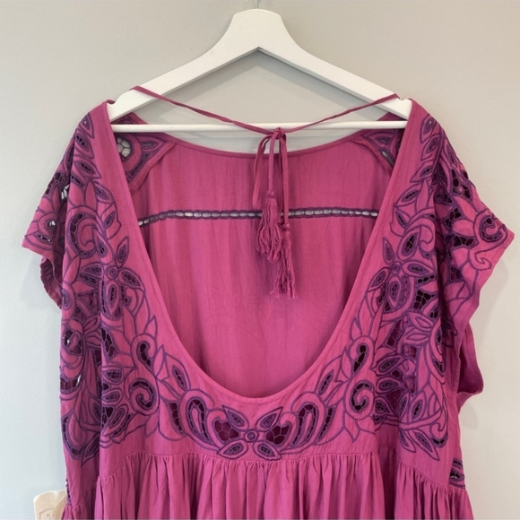 Free People Magenta Tunic Dress NWT - Picture 4 of 4